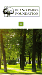 Mobile Screenshot of planoparksfoundation.com